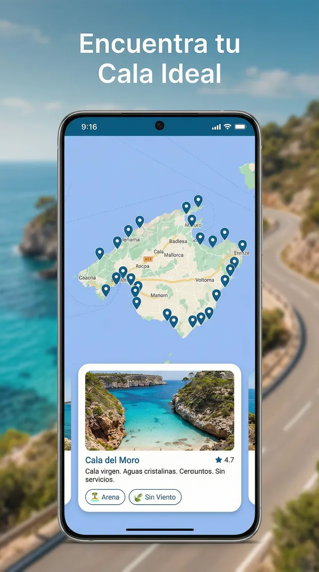 Mapa interactivo con todas las calas de Mallorca